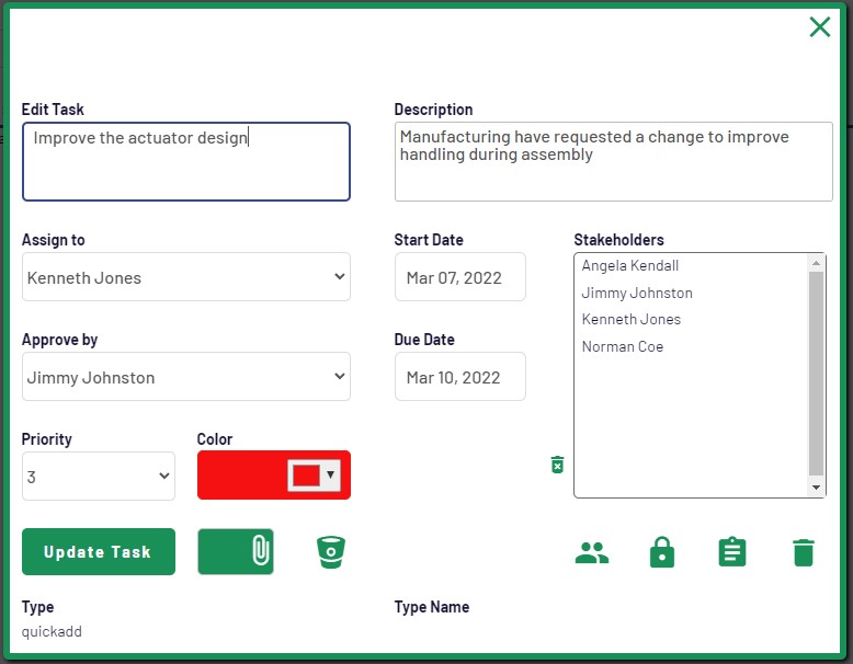 Assign tasks to team members