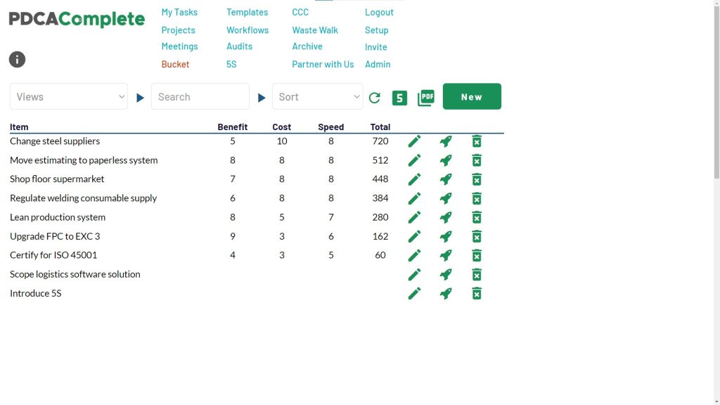 project management evaluation tool